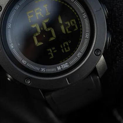 10 - Тактичний годинник з компасом 2095 Army M-Tac. Чорный