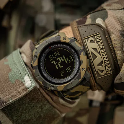 8 - Тактичний годинник з компасом 2095 Army M-Tac. Мультикам