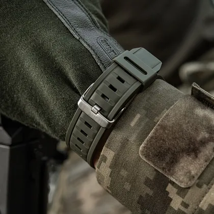 8 - Тактичний годинник з компасом 2233 Army M-Tac. Олива