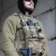 8 - Ремінь збройовий триточковий RAGNAROK з широким наплічником KRAKEN carbine. Мультикам