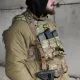 6 - Ремінь збройовий RAGNAROK триточковий з широким наплічником KRAKEN carbine. Койот