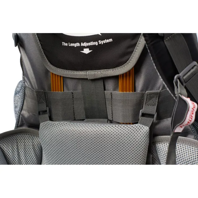 4 - Рюкзак туристичний Naturehike NH70B070-B, 70л+5л. Чорно-сірий