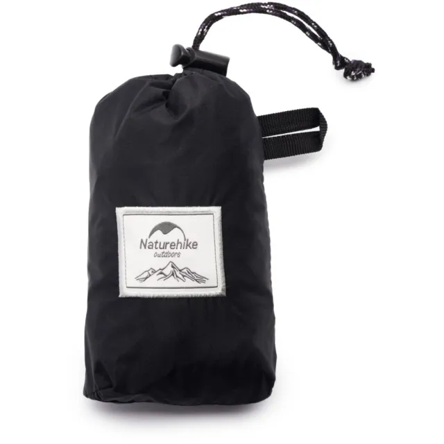 4 - Рюкзак компактний надлегкий Naturehike Ultralight NH17A012-B, 18л: Чорний