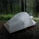 8 - Намет надлегкий тримісний з футпринтом Naturehike Cloud Up 3 Updated NH18T030-T, 210T, зелений