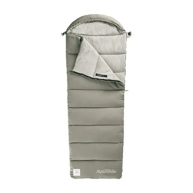 1 - Спальник з капюшоном Naturehike M400 NH20MSD02, (1°C), лівий, зелений