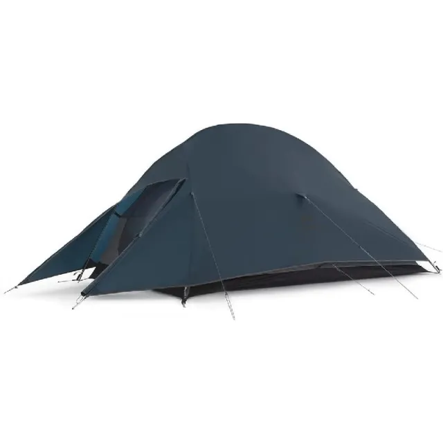 1 - Намет надлегкий двомісний з футпринтом Naturehike Cloud Up 2 Updated NH17T001-T, 20D, темно-синій