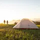 5 - Намет надлегкий двомісний з футпринтом Naturehike Cloud Up 2 Updated NH17T001-T, 20D, темно-синій