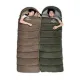 2 - Спальник с капюшоном Naturehike U250 NH20MSD07, (6°C), левый, коричневый