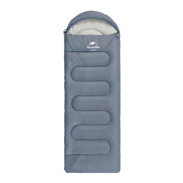 1 - Спальный мешок Naturehike Y150L NH21MSD08, правый, серо-голубой