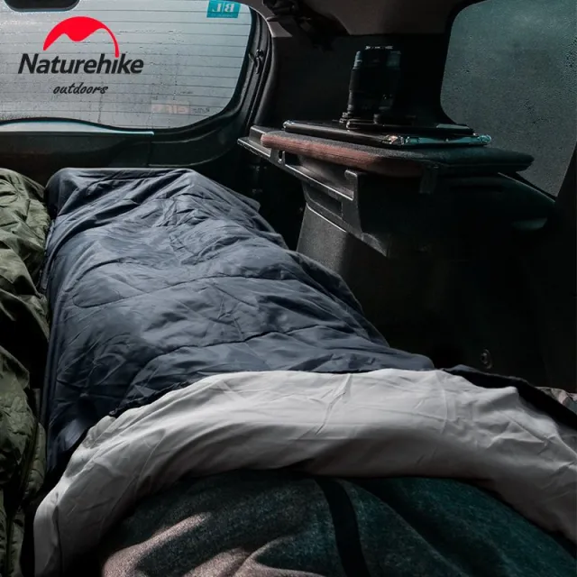 3 - Спальный мешок Naturehike Y150L NH21MSD08, правый, серо-голубой