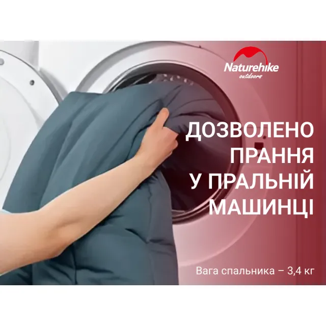 7 - Спальний мішок 3 в 1 Naturehike CR450 CNH22SD011, синій