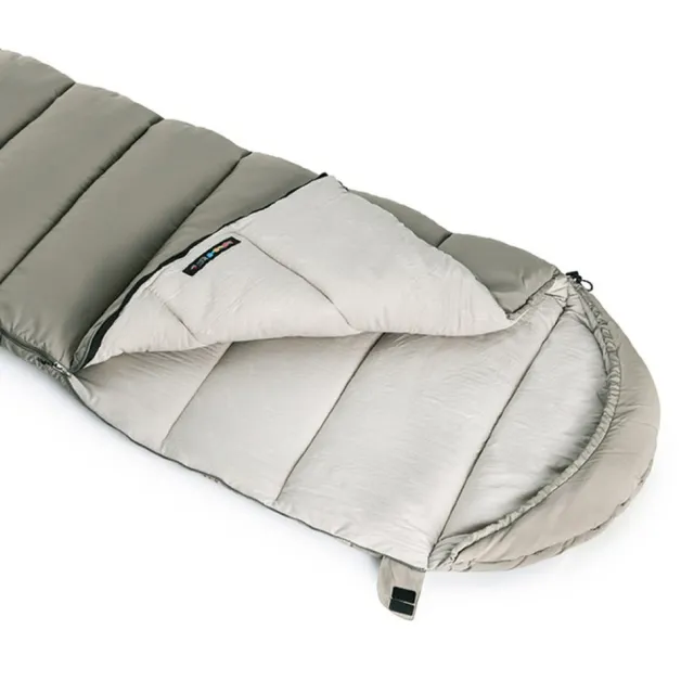 2 - Спальный мешок с капюшоном Naturehike M300 NH20MSD02, зеленый, правый