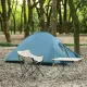 4 - Крісло складане Naturehike NH20JJ022 600D Oxford Cotton / сталь, чорний
