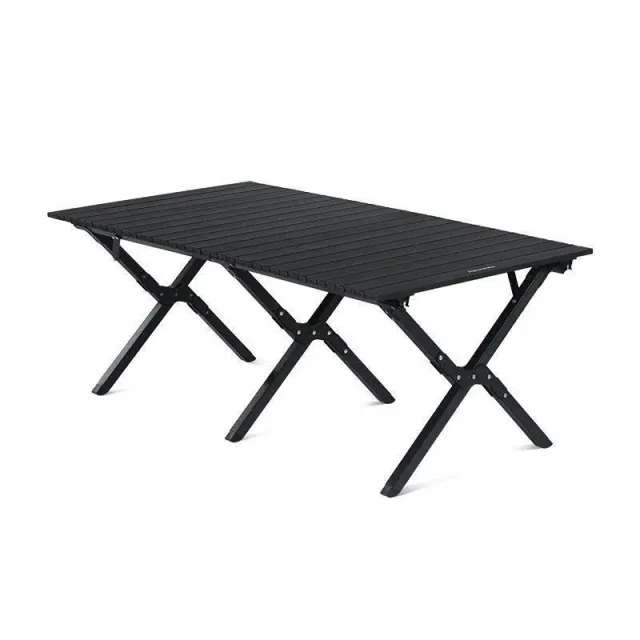 1 - Раскладной стол большой Naturehike CNK2300JU010, алюминий, черный