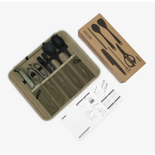 2 - Кемпінговий набір кухонного посуду NexTool Outdoor Cooking set, 6 предметів