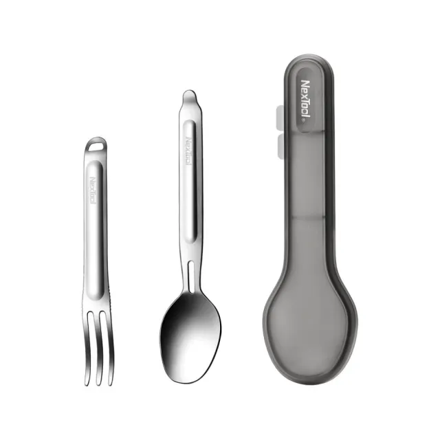 1 - Набір столових приборів NexTool Portable Stainless Steel Tableware з нержавіючої сталі