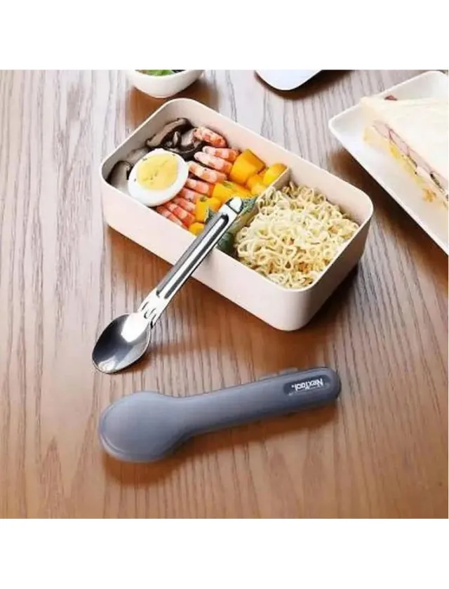 7 - Набір столових приборів NexTool Portable Stainless Steel Tableware з нержавіючої сталі