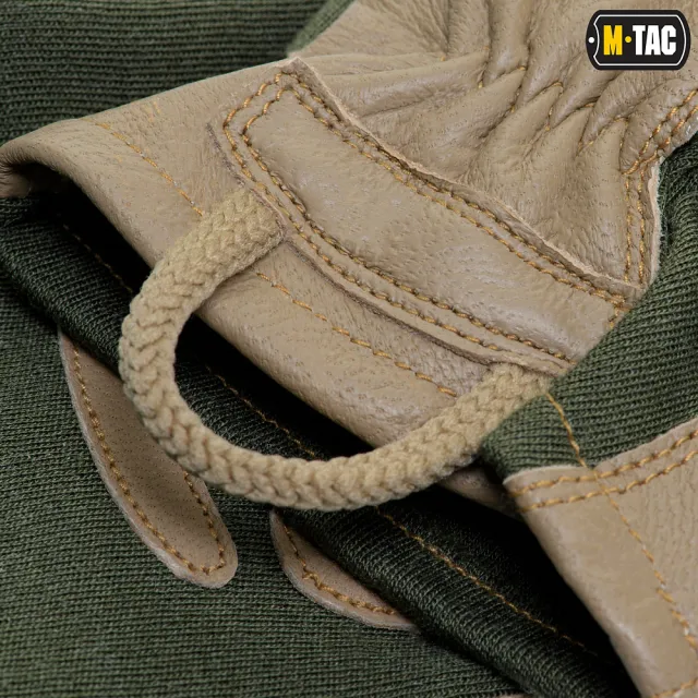 8 - Тактичні рукавички M-Tac Skeleton Nomex. Олива/Койот