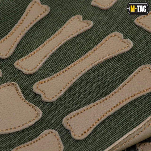 7 - Тактичні рукавички M-Tac Skeleton Nomex. Олива/Койот