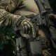 14 - Тактичні рукавички M-Tac Skeleton Nomex. Олива/Койот