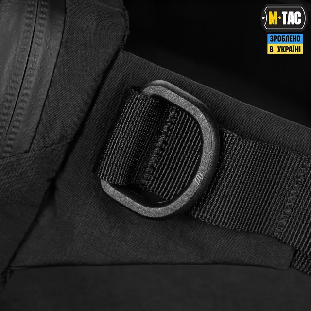 6 - Сумка на пояс M-Tac City Waist Bag Lite-NR Elite. Чорна