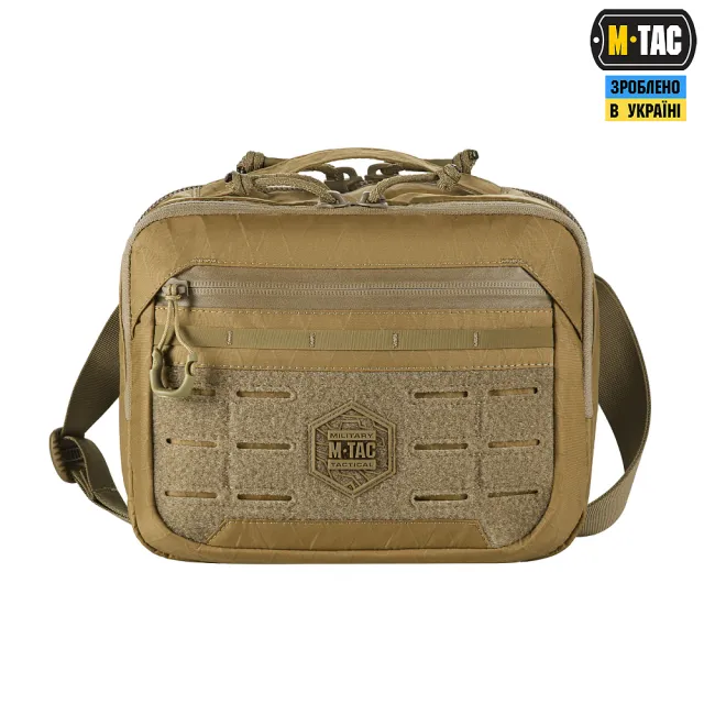 23 - Плечова однолямкова сумка M-TAC EDC Bag X-Pac Elite. Койот