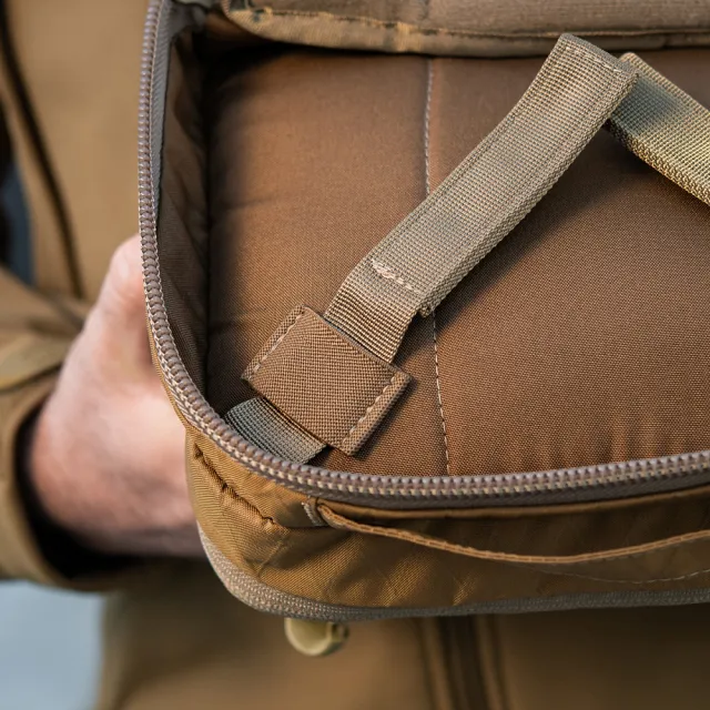 9 - Плечова однолямкова сумка M-TAC EDC Bag X-Pac Elite. Койот