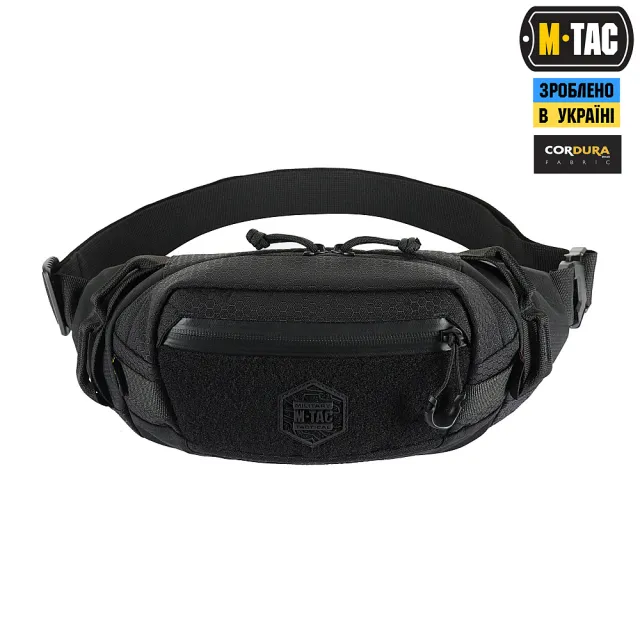 3 - Поясная сумка M-TAC Waist Bag Hex. Черная
