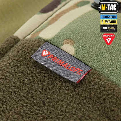 5 - Тактичні штани зимові M-Tac Alpha Pro Primaloft. Колір Мультикам