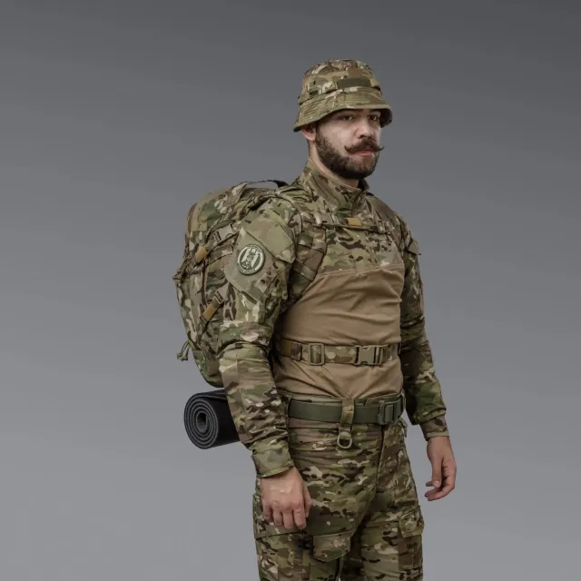 4 - Тактический рюкзак Scout на 40л. Cordura 1000D. Мультикам