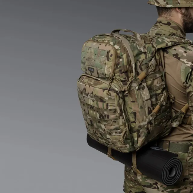 9 - Тактический рюкзак Scout на 40л. Cordura 1000D. Мультикам