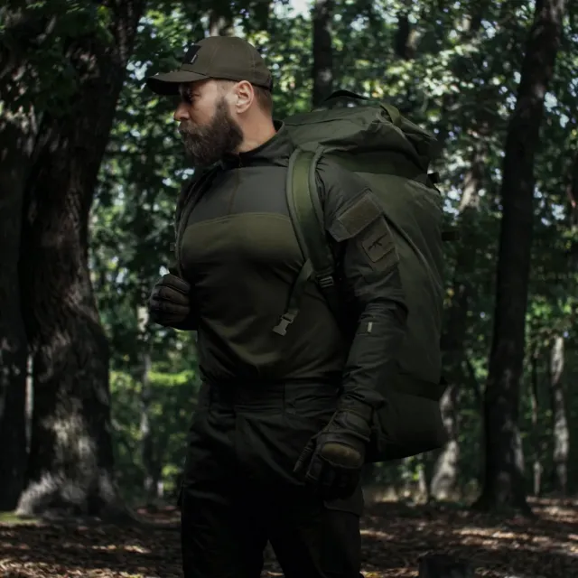 6 - Тактична сумка-баул на 100л. Cordura 500D. Олива
