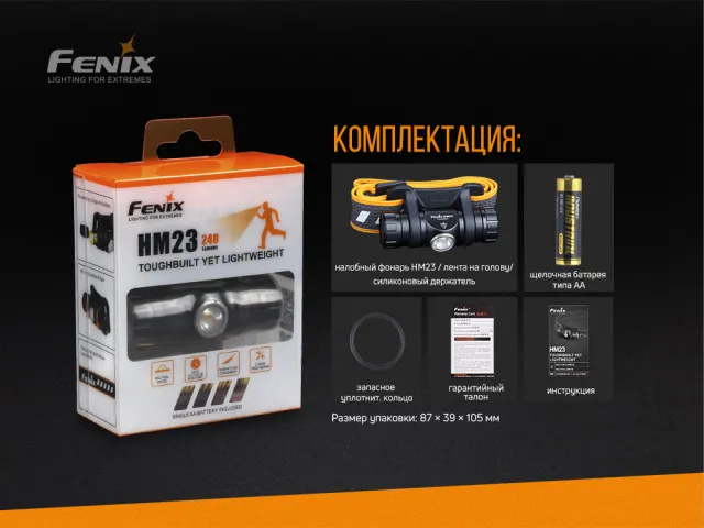 3 - Ліхтар налобний Fenix HM23