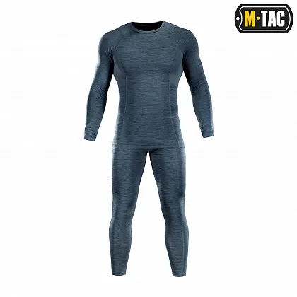 4 - Комплект термобілизни M-Tac Active Level I Dark Grey Melange