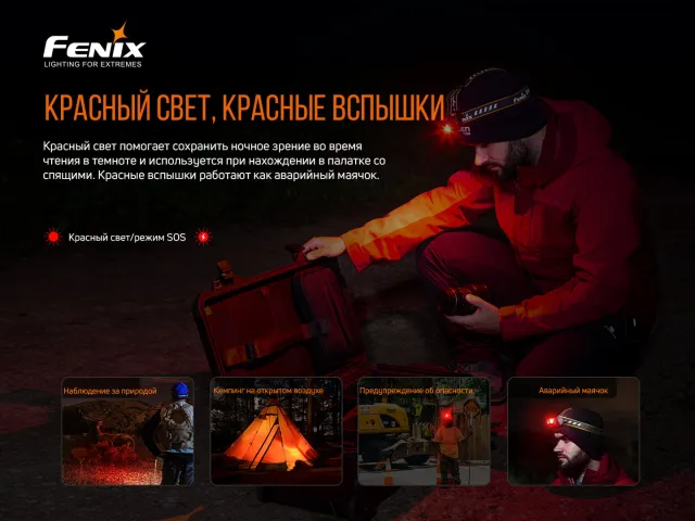 14 - Ліхтар налобний Fenix HM60R