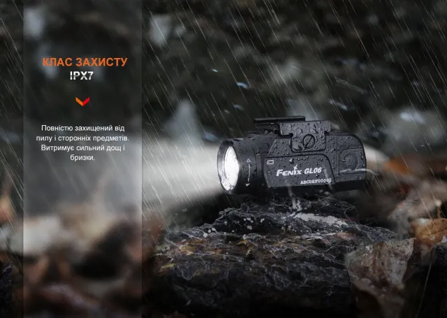 7 - Ліхтар до пістолета Fenix GL06-365