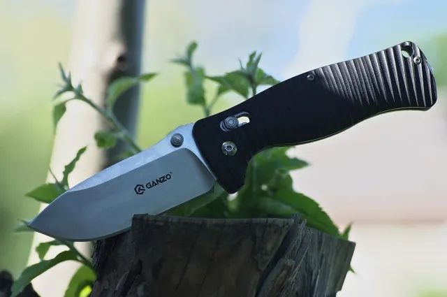 8 - Нiж складаний Ganzo G720-G зелений