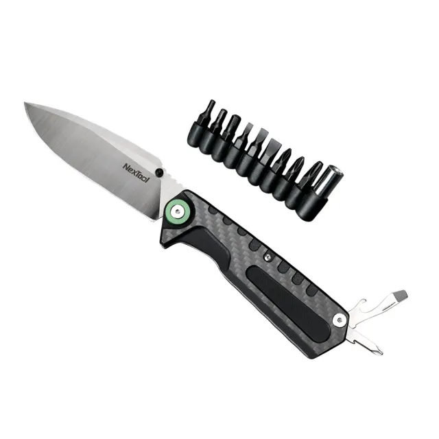 1 - Багатофункціональний ніж Xiaomi NexTool 3 в 1 NE20021 Black (6945064210863)