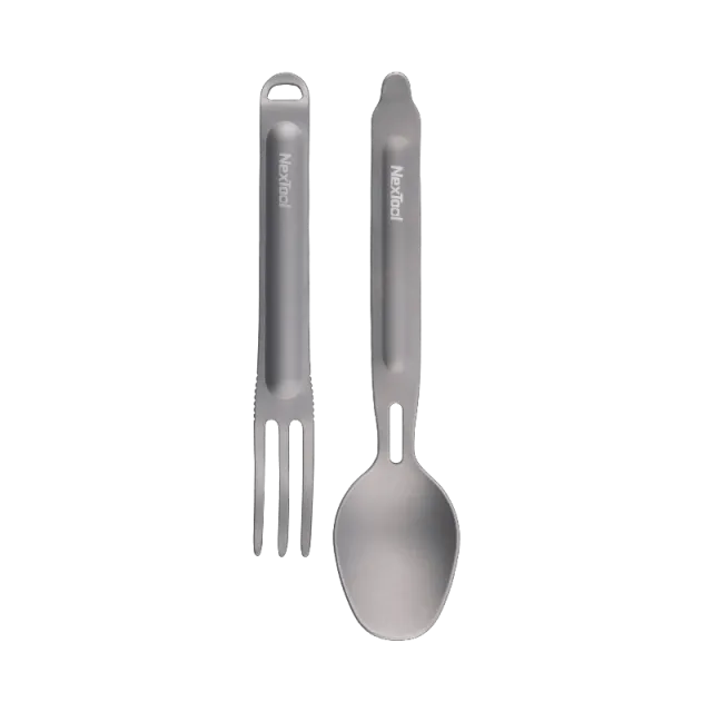 2 - Столовий прилад NexTool Outdoor Spoon Fork NE0124
