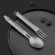 3 - Столовий прилад NexTool Outdoor Spoon Fork NE0124