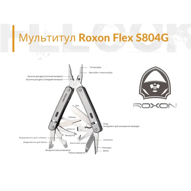 6 - Мультитул Roxon Flex S804