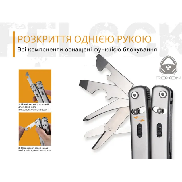 4 - Мультитул Roxon Flex S804