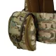 11 - Плитоноска Warmor Gen.3 Pro Max. Система швидкого скидання. (Комплект 7 підсумків). Колір Мультикам
