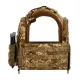 6 - Плитоноска Warmor Gen.3 Pro з системою швидкого скидання. (Комплект 3 підсумки) Molle. Колір Піксель ММ14