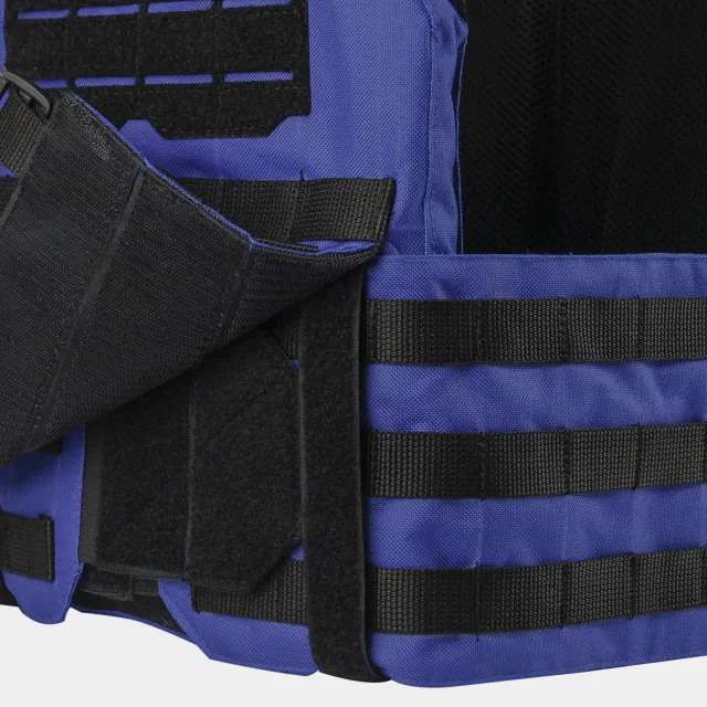10 - Плитоноска Warmor Gen.3 Pro з системою швидкого скидання. Molle. Колір Синій