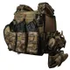 1 - Плитоноска Ares Gen.2. (Комплект 7 підсумків) з системою швидкого скидання. Molle. Колір Мультикам