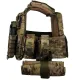 3 - Плитоноска Ares Gen.2. (Комплект 7 підсумків) з системою швидкого скидання. Molle. Колір Мультикам