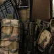 6 - Плитоноска Ares Gen.2. (Комплект 7 підсумків) з системою швидкого скидання. Molle. Колір Мультикам