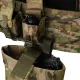 9 - Плитоноска Ares Gen.2. (Комплект 7 підсумків) з системою швидкого скидання. Molle. Колір Мультикам