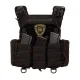4 - Плитоноска Warmor Gen.3 Pro з системою швидкого скидання. (Комплект 3 підсумки) Molle. Колір Чорний